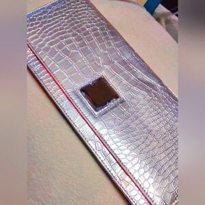 Paris Hilton Tease Collection Silver Clutch